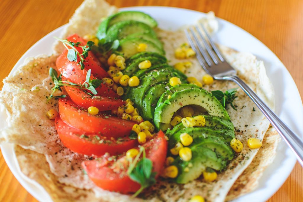 Plate of veggies