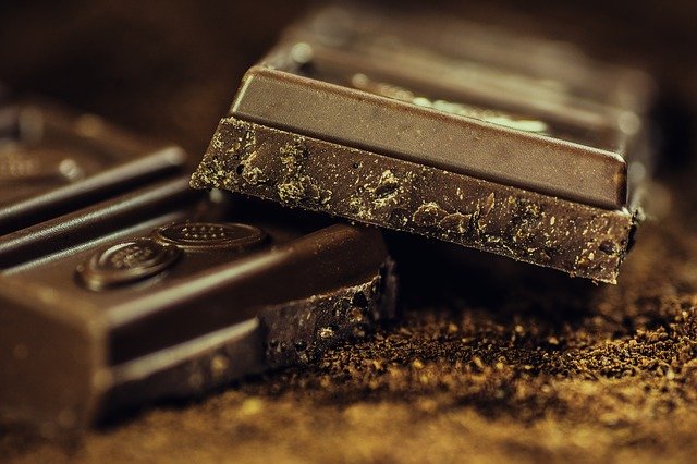 Vegan dark chocolate bar