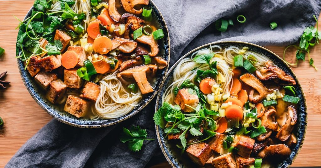healthy dish made with vegetable and Mushroom 