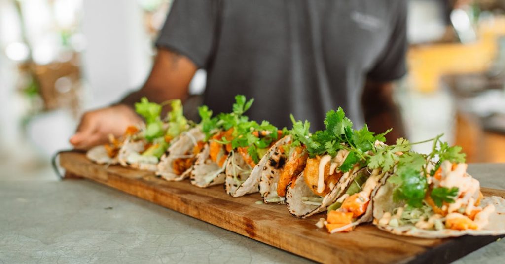 mexican-tacos-on-the-wooden-board
