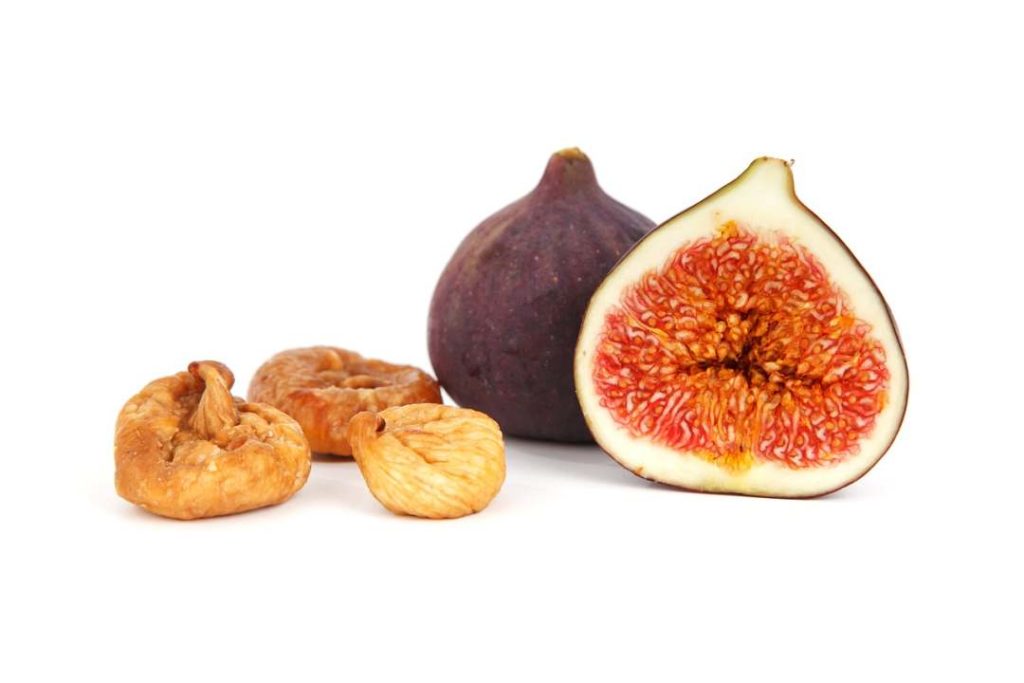 image of dried and fresh figs
