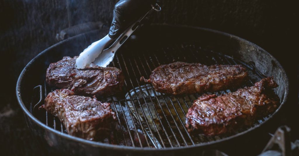 Healthy Steak For Weight Loss red meat-on-a-griller